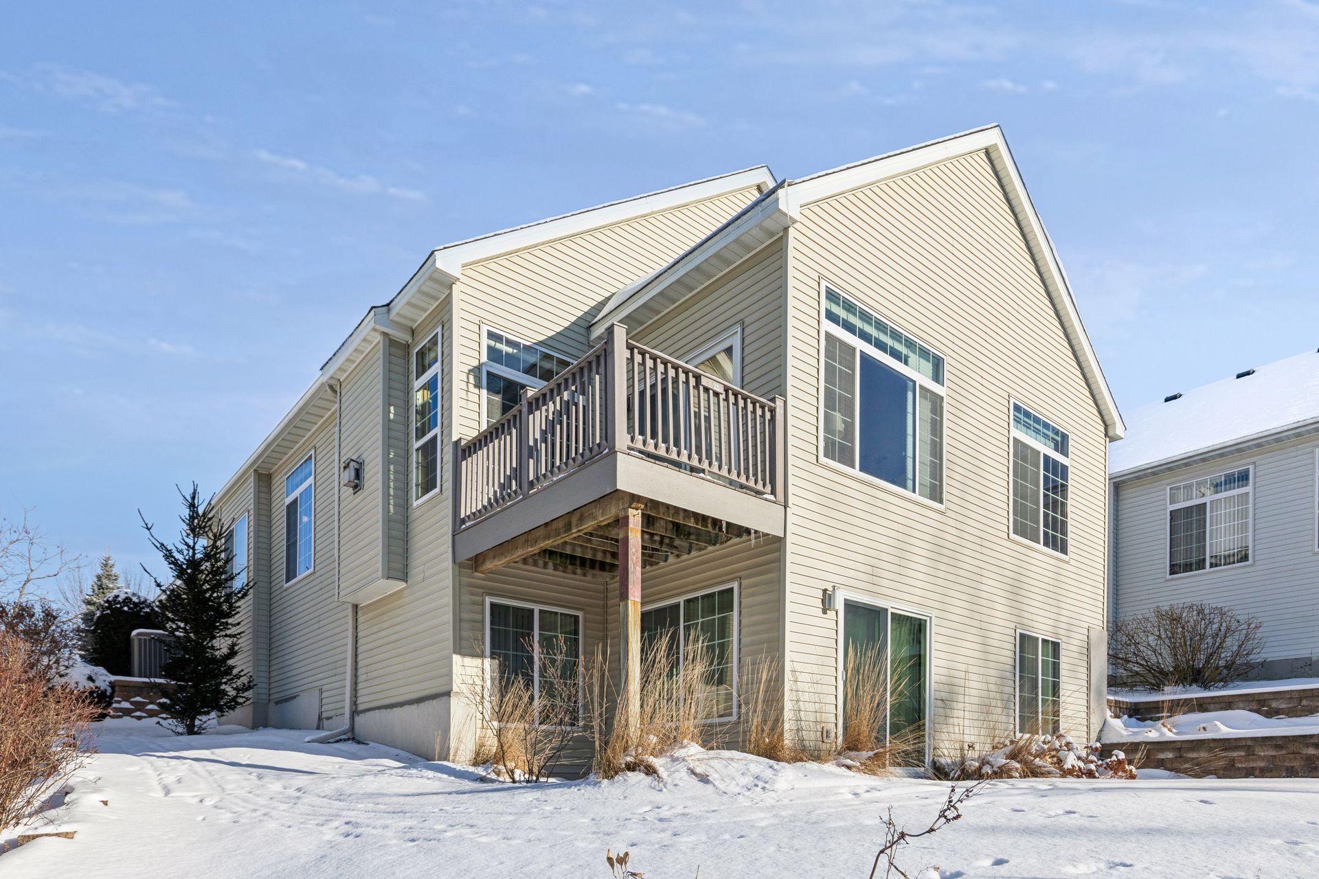 Outside view of deck